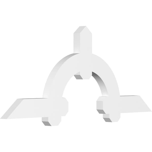 Ekena Millwork Ericson Architectural Grade PVC Gable Bracket, 48"W x 20"H x 2"D x 4"F, 10/12 Pitch GBP048X20X0204ERI00 - main
